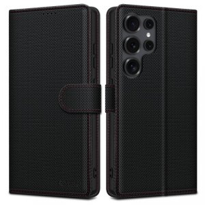 TECH-PROTECT WALLET RS GALAXY S25 ULTRA BLACK/RED