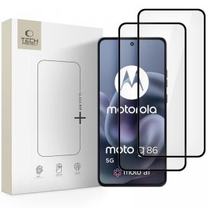SZKŁO HARTOWANE TECH-PROTECT GLASS FIT+ 2-PACK MOTOROLA MOTO G86 5G / G86 5G POWER BLACK 