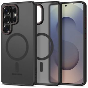 Tech-Protect MagCam MagSafe Etui do Samsung Galaxy S26 Ultra Czarno-Czerwony Matowy