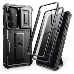 Zestaw Tech-Protect Kevlar Cam+ Samsung Galaxy S26: Etui + Folia, Matte Black 