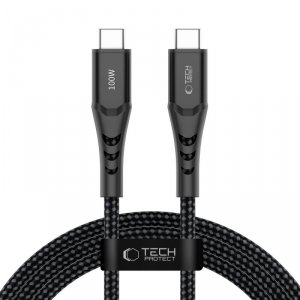 Kabel Tech-Protect UB11T UltraBoost Type-C PD 100W / QC3.0 200cm – czarny (black)