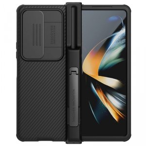Nillkin CamShield Pro Case (suit) etui Samsung Galaxy Z Fold 4 pokrowiec z osłoną na aparat podstawka czarne