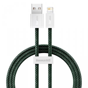 Baseus Dynamic 2 Series kabel USB-A - Lightning 2.4A 480Mb/s 1m zielony