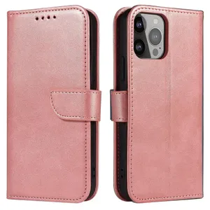 Magnet Case etui do Samsung Galaxy A54 5G pokrowiec z klapką portfel podstawka różowe