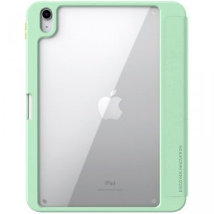 Nillkin Bevel Leather Case etui iPad 10.9'' 2022 (10 gen.) smart cover pokrowiec z klapką podstawka zielone