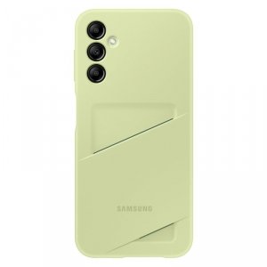 Samsung Card Slot Cover etui Samsung Galaxy A14 pokrowiec portfel na kartę limonkowe (EF-OA146TGEGWW)