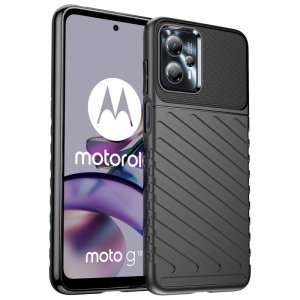Thunder Case etui Motorola Moto G13 silikonowy pancerny pokrowiec czarne