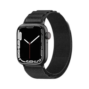 Pasek ze stalową sprzączką Alpine do Apple Watch 42 / 44 / 45 / 49 mm - czarny