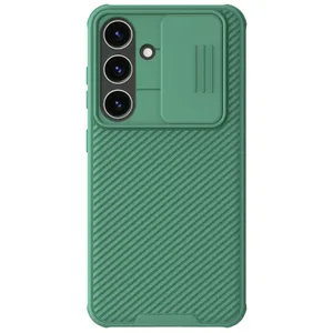Etui Nillkin CamShield Pro pancerne z osłona na aparat do Samsung Galaxy S24+ - zielone
