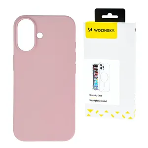 Etui Wozinsky Silicone Case elastyczne silikonowe na Samsung Galaxy S25 Ultra - różowe