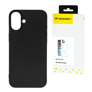 Silikonowe magnetyczne etui Wozinsky Silicone Case Magsafe na Samsung Galaxy S25 - czarne