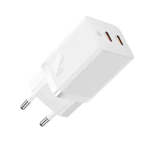Ładowarka sieciowa Baseus GaN5 Pro 40W 2xUSB-C - biała