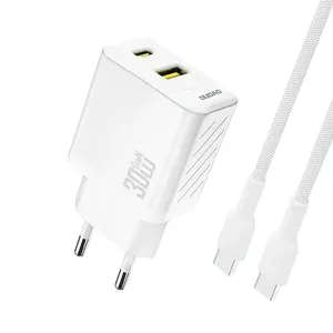 Ładowarka sieciowa Dudao A27TCEU PD 30W GaN USB-A USB-C z kablem USB-C - biała