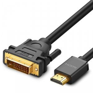 Ugreen kabel przewód HDMI - DVI 4K 60Hz 30AWG 1m czarny (30116)