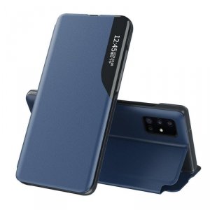 Eco Leather View Case elegancki futerał etui z klapką i funkcją podstawki Samsung Galaxy S20 Ultra niebieski
