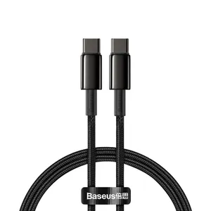 Kabel Baseus CATWJ-01 USB-C - USB-C PD QC 100W 5A 1m - czarny
