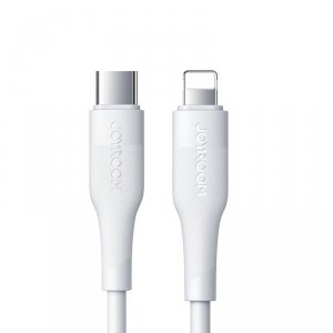Kabel Joyroom S-02524M3 Lightning - USB-C PD QC 20W 2,4A 480Mb/s 0,25m - biały