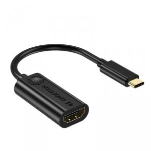 Choetech przejściówka adapter HUB USB Typ C Thunderbolt 3 (męski) na HDMI 2.0 4K@60Hz (żeński) czarny (HUB-H04BK)
