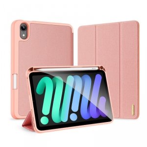 DUX DUCIS Domo składany pokrowiec etui na tablet z funkcją Smart Sleep podstawka iPad mini 2021 różowy