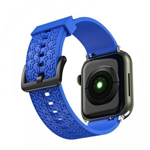 Watch Strap Y pasek do Apple Watch 7 / 6 / 5 / 4 / 3 / 2 / SE (41 / 40 / 38mm) opaska bransoleta do zegarka niebieski