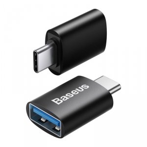 Adapter Baseus Ingenuity Series z USB-C do USB-A 10Gb/s - czarny