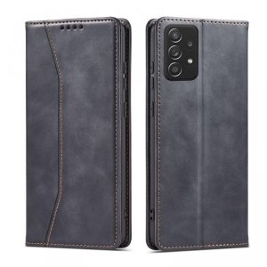 Magnet Fancy Case etui do Samsung Galaxy A52 / A52 5G / A52s 5G pokrowiec portfel na karty kartę podstawka czarny
