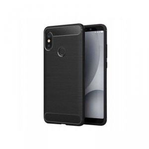 Carbon Case elastyczne etui pokrowiec Xiaomi Redmi S2 czarny