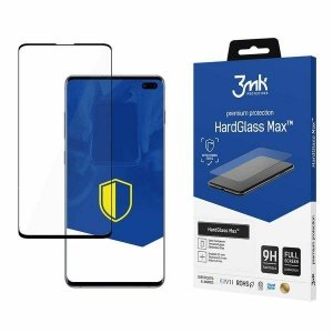 3MK HardGlass Max New Sam G975 S10 Plus czarny/black, FullScreen Glass Sensor-Dot Finger Print