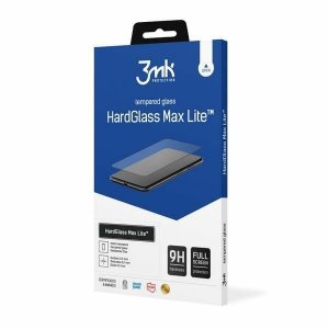 3MK HardGlass Max Lite iPhone 15 Pro Max 6.7 czarny/black, Fullscreen Glass Lite