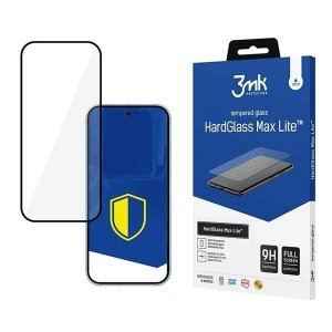 3MK HardGlass Max Lite Google Pixel 9Pro czarny/black, Fullscreen Glass Lite