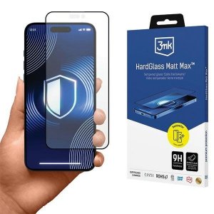 3MK HardGlass Matt Max iPhone 16 Plus6.7