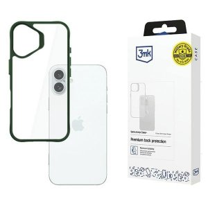 3MK SatinArmor+ Case iPhone 16 Plus 6.7zielony/green Military Grade