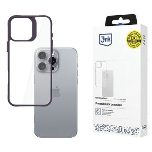 3MK SatinArmor+ Case iPhone 16 Pro Max6.9 fioletowy/purple Military Grade