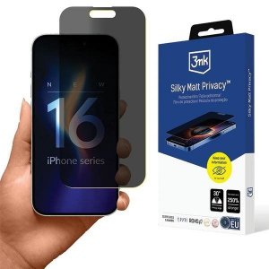 3MK Silky Matt Privacy iPhone 16 Pro6.3 Folia prywatyzująca