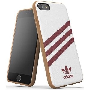 Adidas OR Moulded Case PU iPhone SE2022 / SE2020 / 7 / 8 / 6 / 6s biały/white 34930