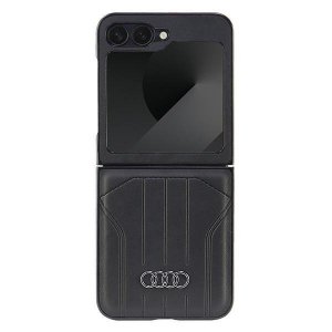 Audi Synthetic Leather MagSafe Z Flip6F741 czarny/black hardcase AU-TPUPCFlip6-Q5/D1-BK