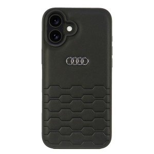 Audi Synthetic Leather iPhone 16 Plus6.7 czarny/black hardcase AU-TPUPCIP16M-GT/D2-BK
