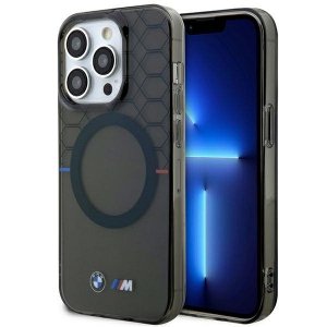 BMW BMHMP13LHGPK iPhone 13 Pro / 13 6.1szary/grey Pattern MagSafe