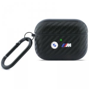 Etui BMW Carbon Metal Logo do AirPods    Pro 3 czarny