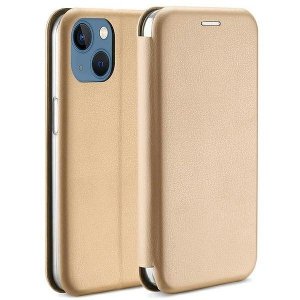Beline Etui Book Magnetic iPhone 14 Plus6,7 złoty/gold