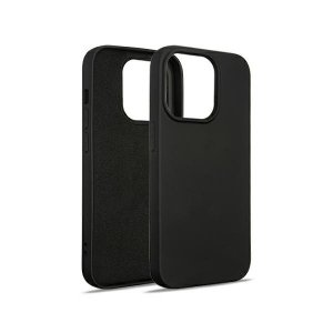 Beline Etui Silicone iPhone 15 Pro 6,1 czarny/black
