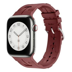 Beline pasek Apple Watch Silicone Ultra42/44/45/49mm bordowy /maroon box