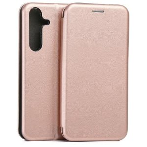 Beline Etui Book Magnetic Samsung S25+   różowo-złoty/rose gold