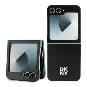 DKNY DKHCZF6PSMCSLK Z Flip6 F741czarny/black lether Matal Stack Logo