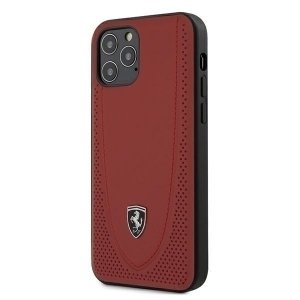 Ferrari FEOGOHCP12MRE iPhone 12/12 Pro 6,1 czerwony/red hardcase Off Track Perforated