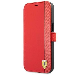 Ferrari FESAXFLBKP13SRE iPhone 13 mini 5,4 czerwony/red book On Track Carbon Stripe