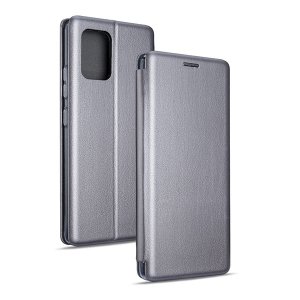 Beline Etui Book Magnetic Samsung S10 Lite G770/A91 stalowy/steel