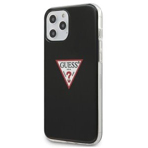Guess GUHCP12MPCUCTLBK iPhone 12/12 Pro 6,1 czarny/black hardcase Triangle Collection