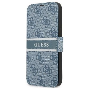 Guess GUBKP13S4GDBL iPhone 13 mini 5,4niebieski/blue book 4G Stripe