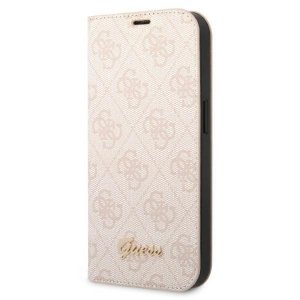 Guess GUBKP14XHG4SHP iPhone 14 Pro Max6,7 różowy/pink book 4G Vintage Gold Logo